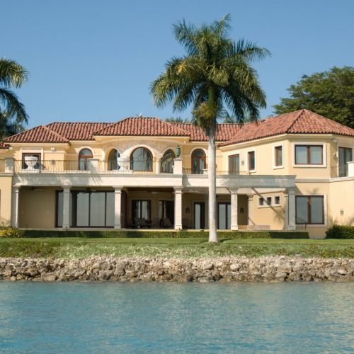 Waterfront house